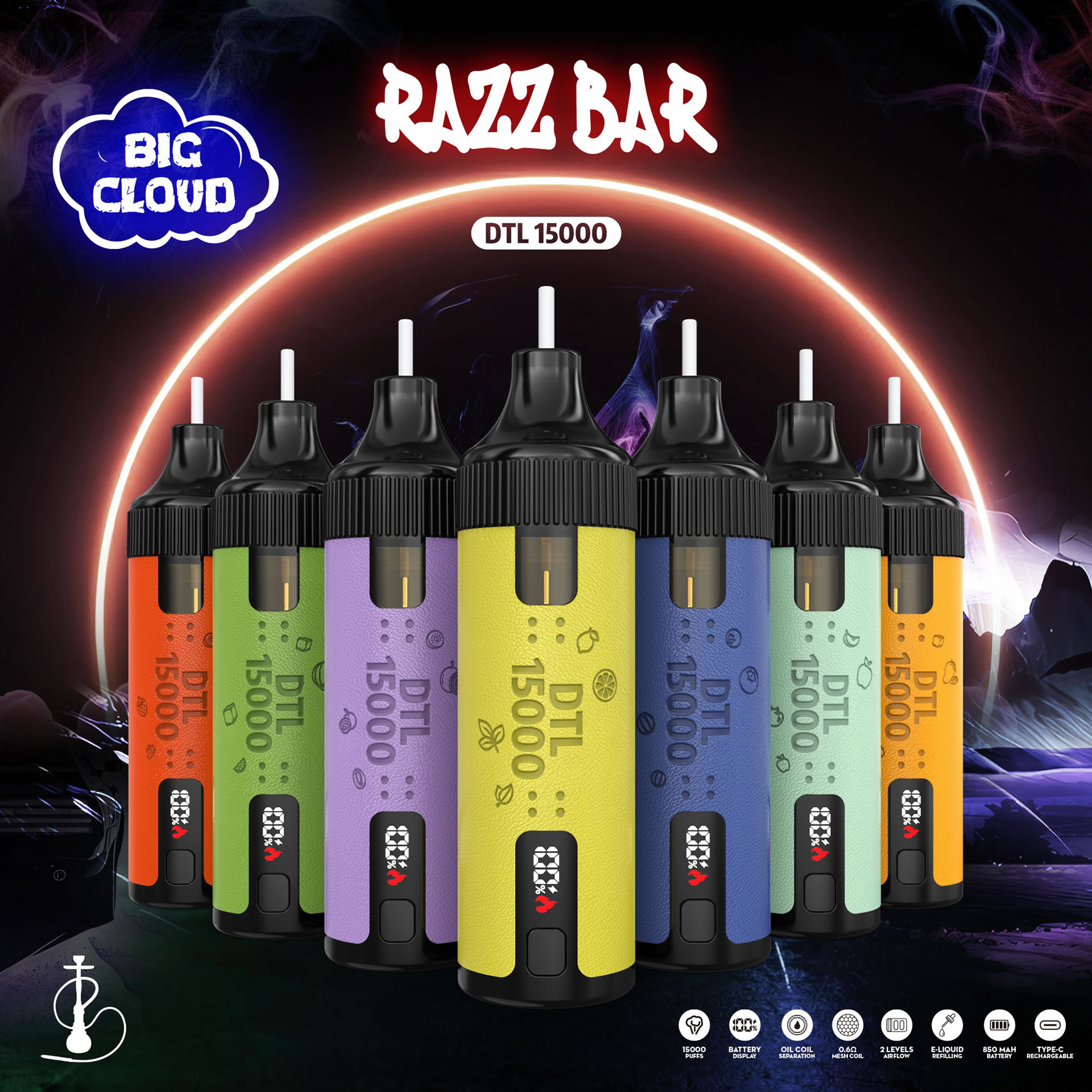 Razz bar 15000 puff YK143