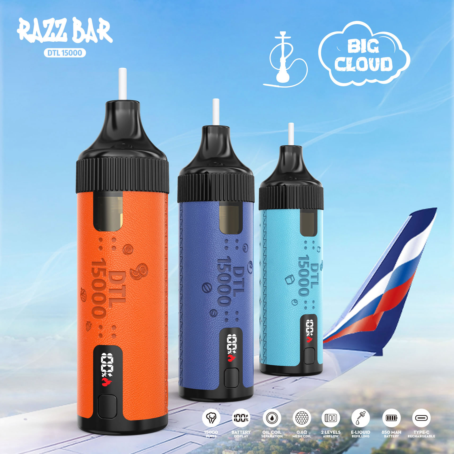 Razz bar 15000 puff YK143