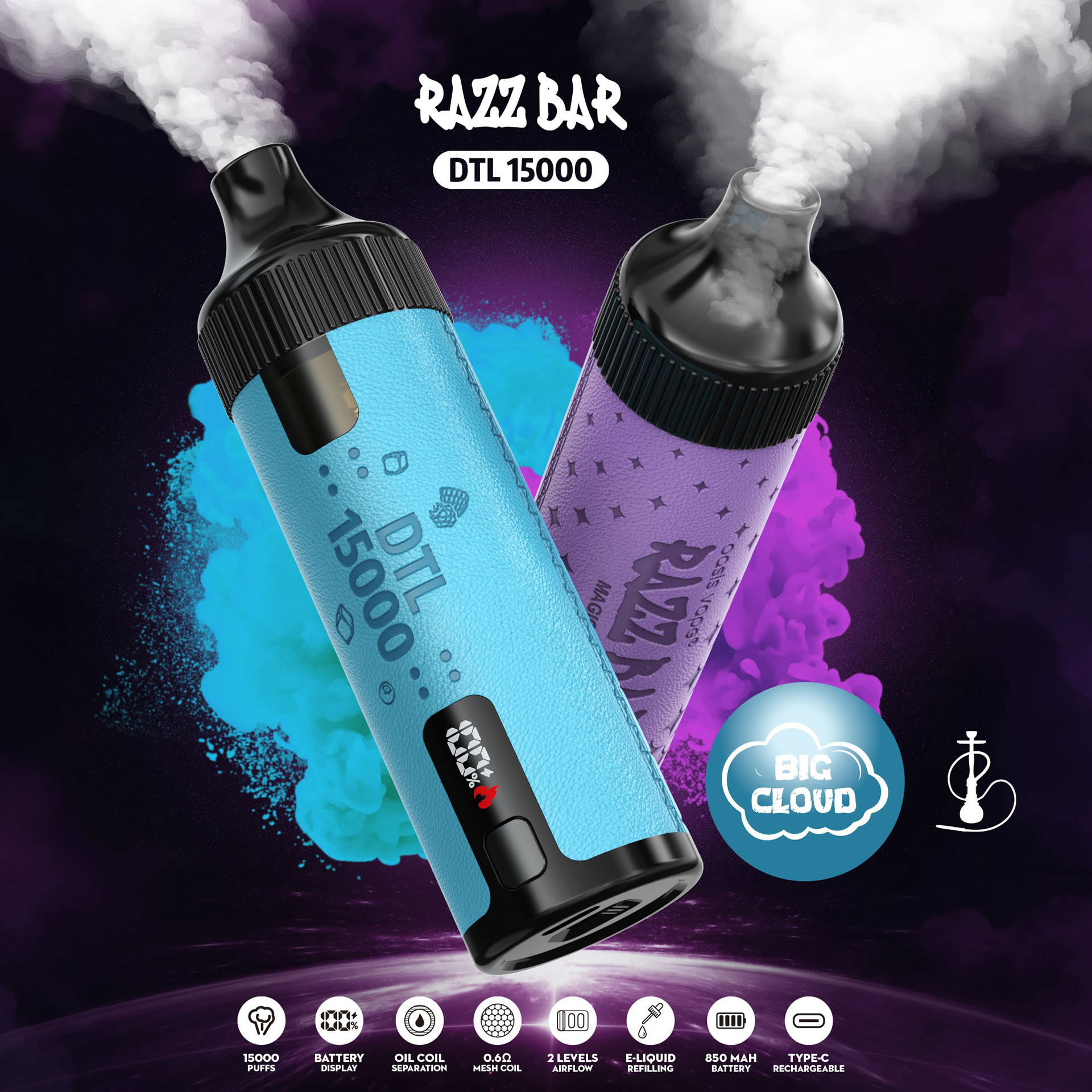 Razz bar 15000 puff YK143