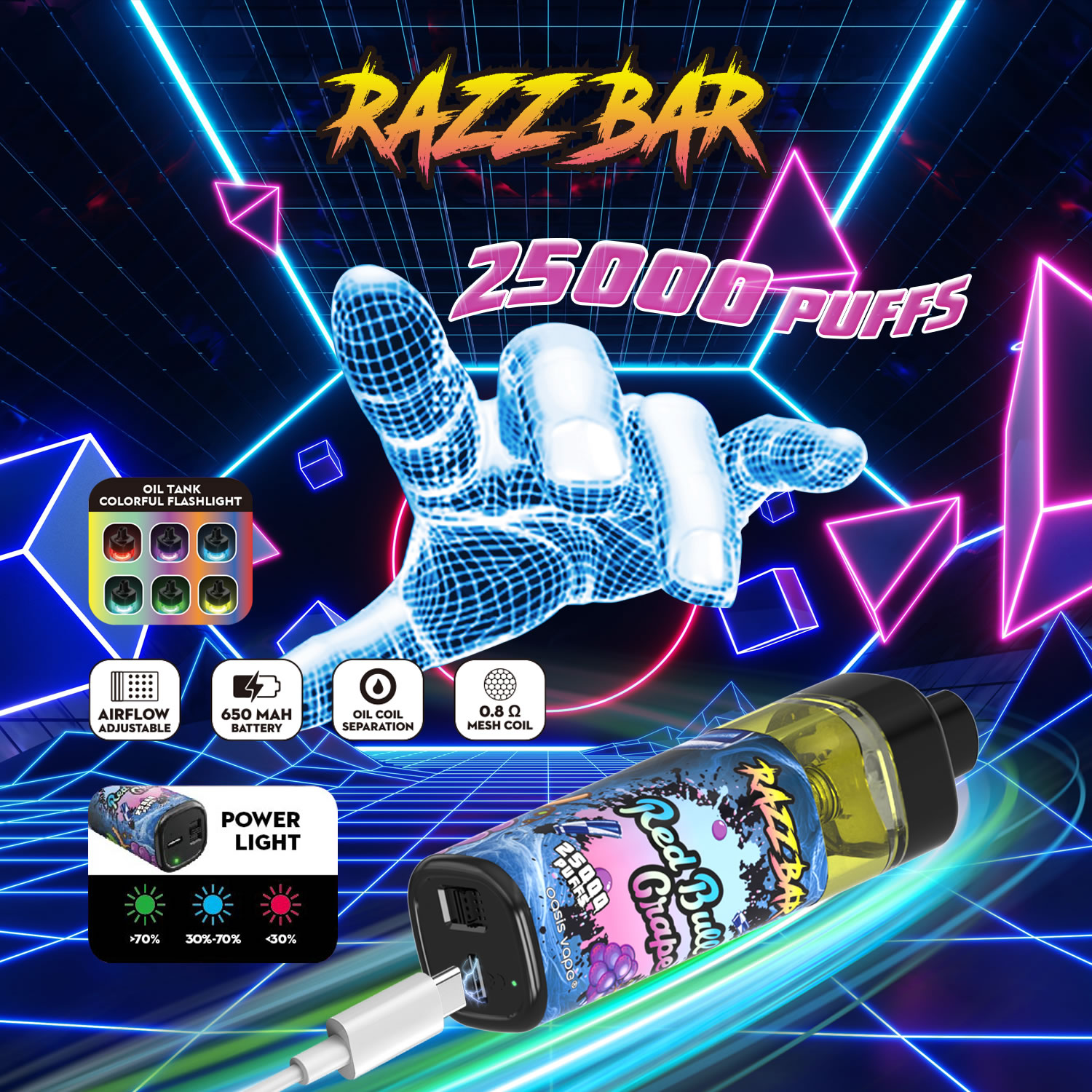 razz bar 25000